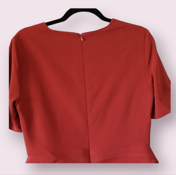 Rosetta Getty Orange Apron Top Size 2 - Picture 3 of 8